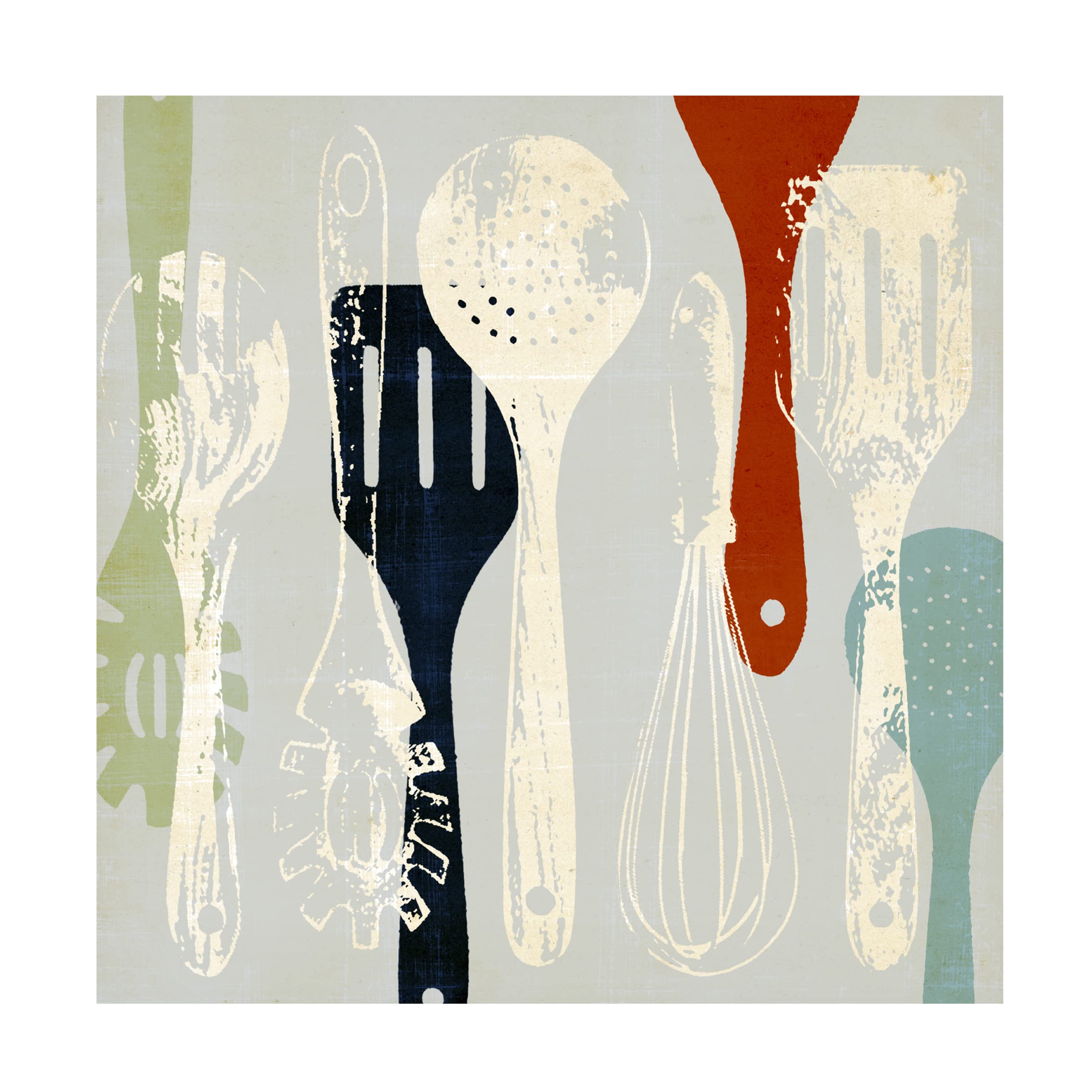 Annie Warren 'Cooks Choice II' Canvas Wall Art Print - Premium Kitchen Decor for Home & Restaurant Dining Room