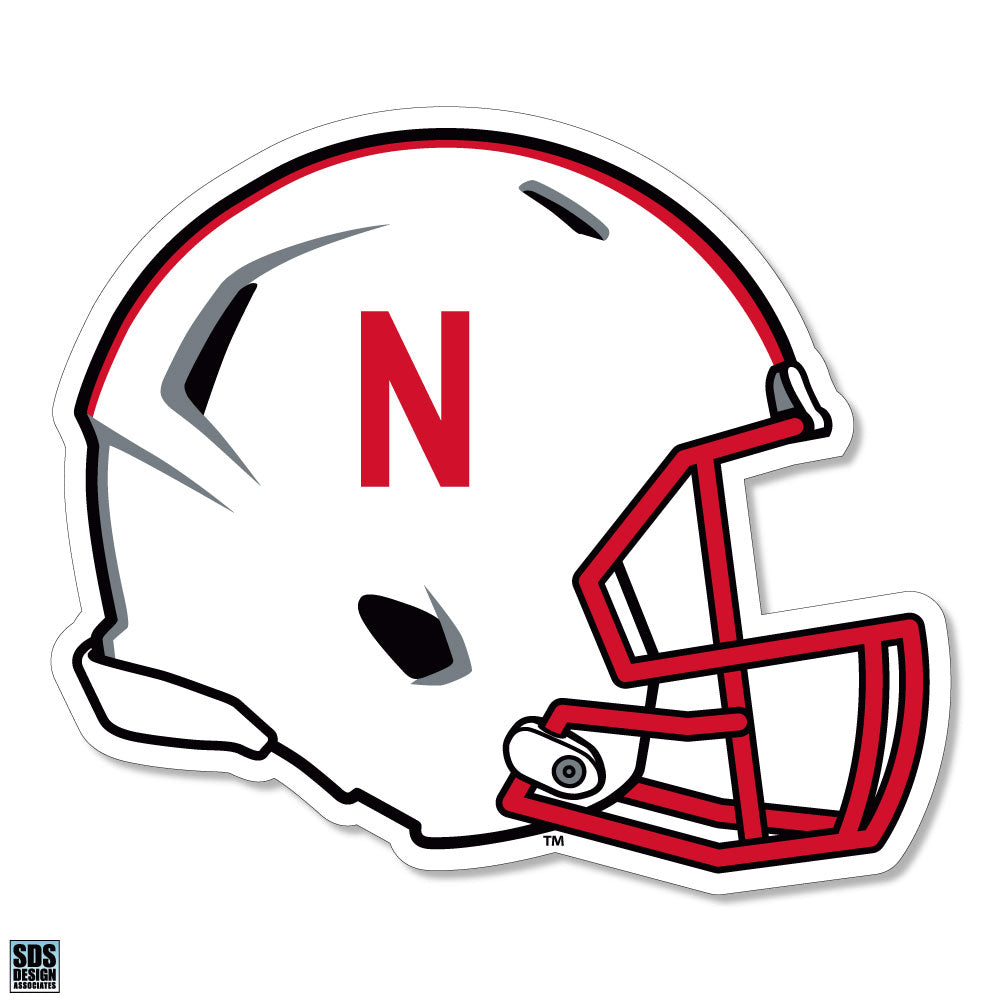 Nebraska Huskers 5 Helmet Dizzler Sticker - Premium Vinyl Decal for Cars, Laptops & Water Bottles - Show Your Team Spirit at Games, Tailgates & College Events