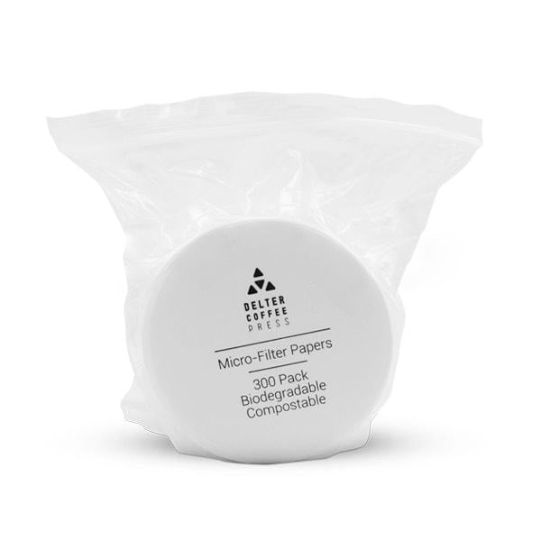 Delter Micro Filters 300 Pack - Premium Coffee Drip Filters for Pour Over & Drip Coffee Makers - Perfect for Home, Office & Cafe Use