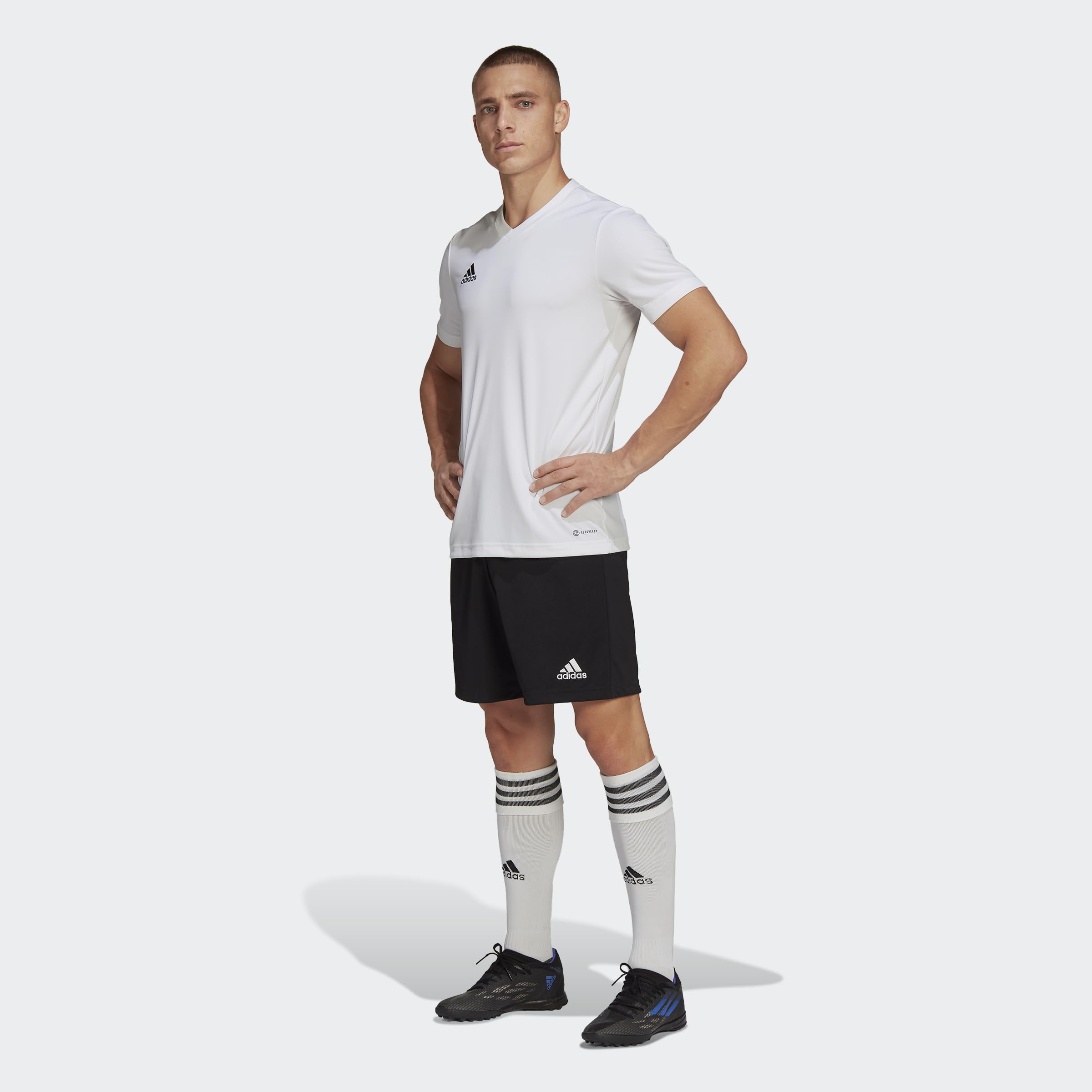 adidas Men's Entrada 22 Soccer Jersey - Lightweight Breathable Football Shirt for Training & Matches - Perfect for Fans, Players & Sports Enthusiasts