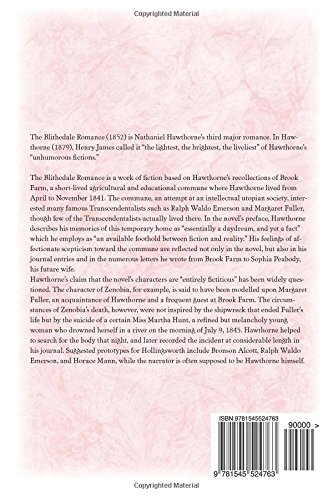 The Blithedale Romance by Nathaniel Hawthorne - Classic American Literature Novel | Perfect for Book Clubs, Literature Studies & Historical Fiction Lovers