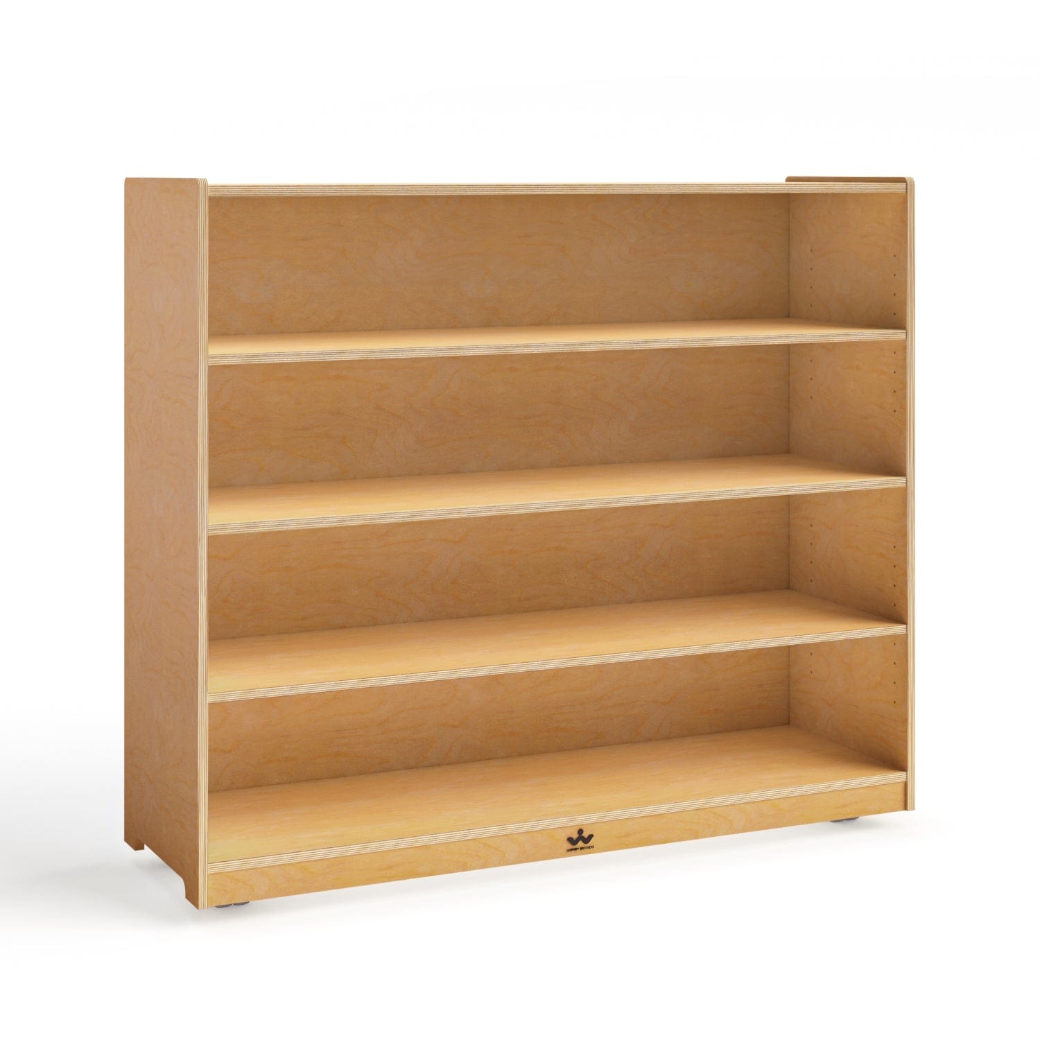 42-Inch Mobile Shelf Cabinet with Wheels - Heavy Duty Rolling Storage Organizer for Office, Kitchen, Garage, and Workshop Use