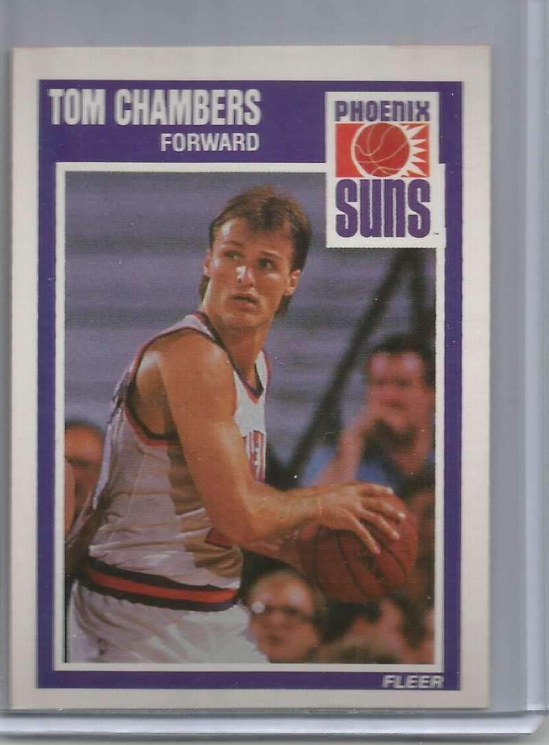 1989-90 Fleer #119 Tom Chambers Phoenix Suns NBA Basketball Trading Card - Near Mint to Mint Condition | Perfect for Collectors, Sports Memorabilia Fans & Gift Giving