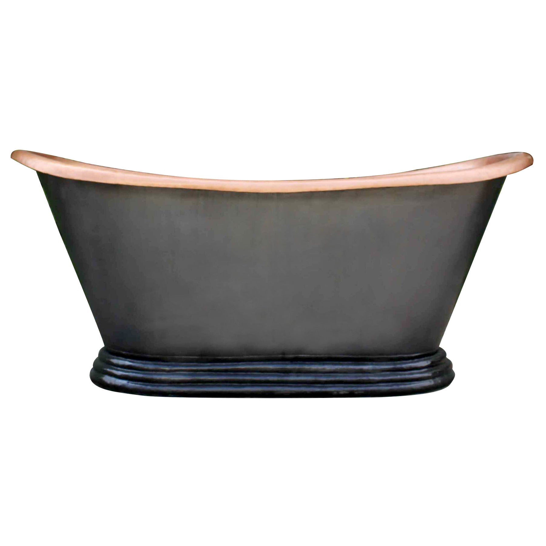 Premium Copper Freestanding Soaking Bathtub - SCB S6 Double Slipper Tub for Luxury Bathroom Relaxation & Spa Experience