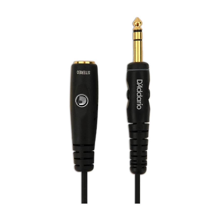 D'Addario 20-Foot Premium Headphone Extension Cable - 3.5mm Male to Female Audio Cable for Home Theater, Gaming & Studio Headphones - High-Quality Stereo Sound Extension Cord