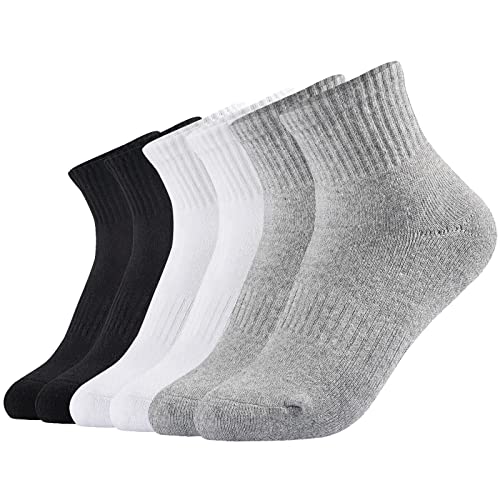 6 Pairs-2black+2white+2grey