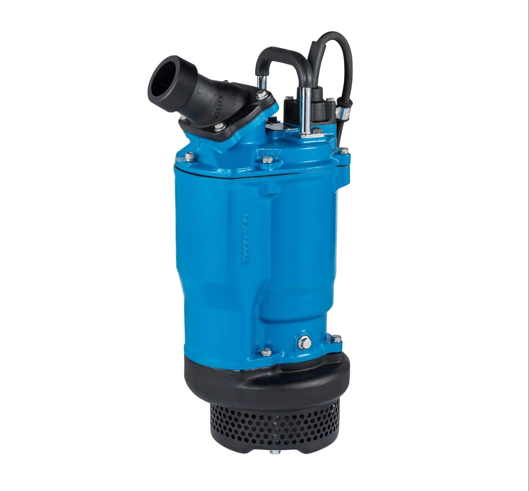 Tsurumi KTZ Series Submersible High Head Heavy Duty Drainage Pump with High Chromium Cast Iron Impeller - 3 Phase Industrial Water Pump for Construction Sites, Flood Control, and Sewage Management