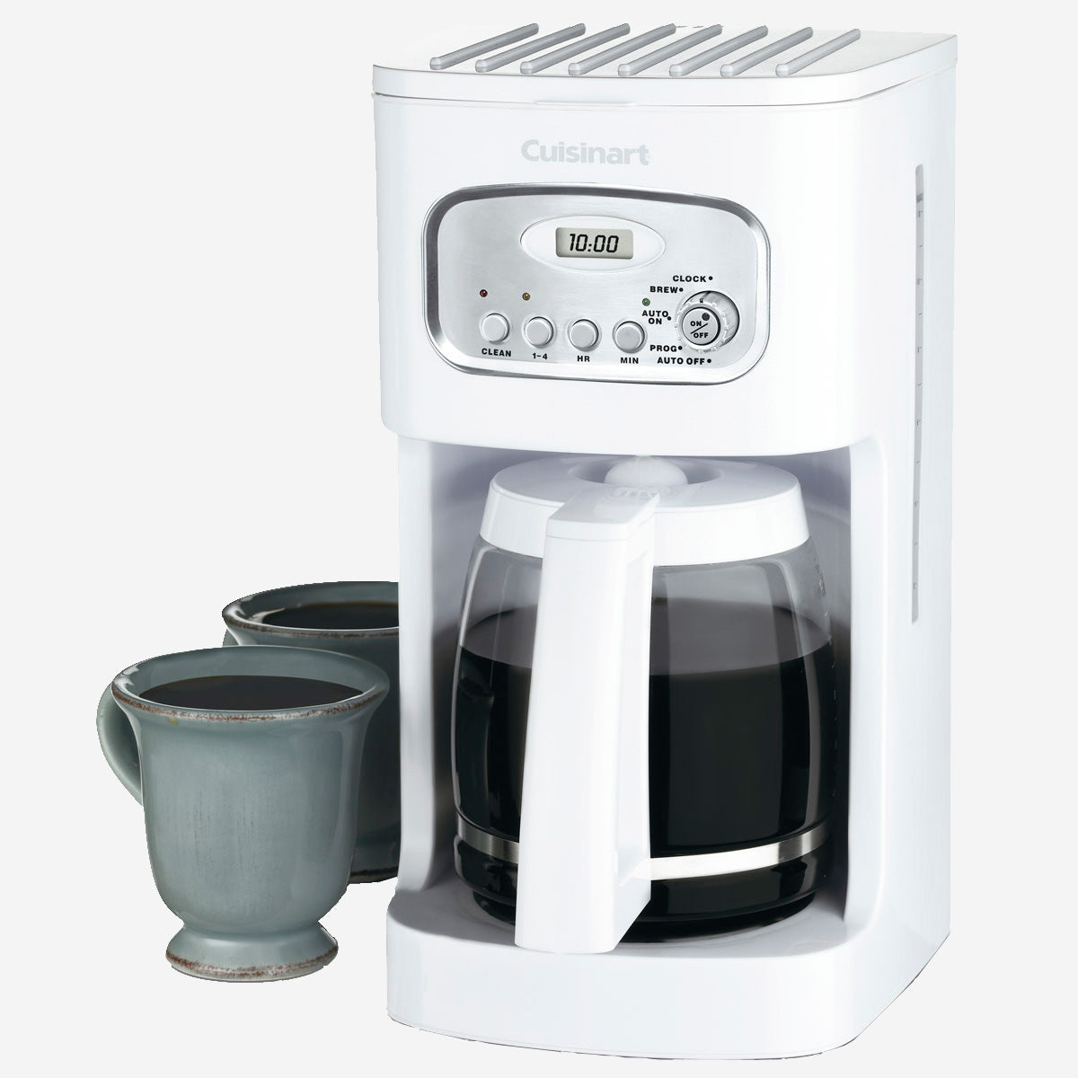 Cuisinart DCC-1100C 12-Cup Programmable Coffee Maker - White - Perfect for Home, Office & Entertaining