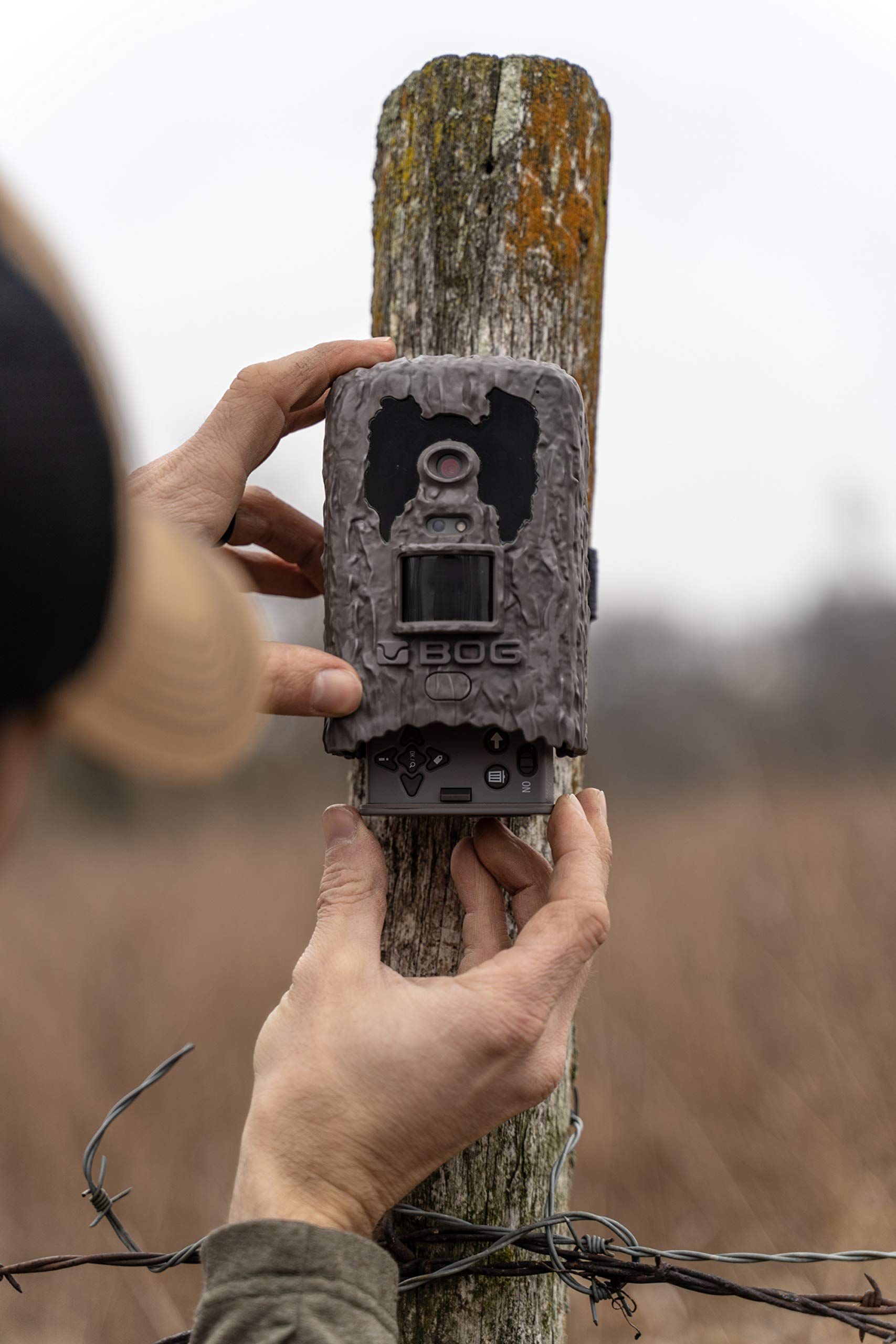 BOG Blood Moon Infrared 22MP & Clandestine Invisible Flash 18MP Trail Camera with Removable LCD Screen | Low Glow Night Vision, HD Video | Perfect for Hunting, Wildlife Monitoring, Home Security & Outdoor Surveillance