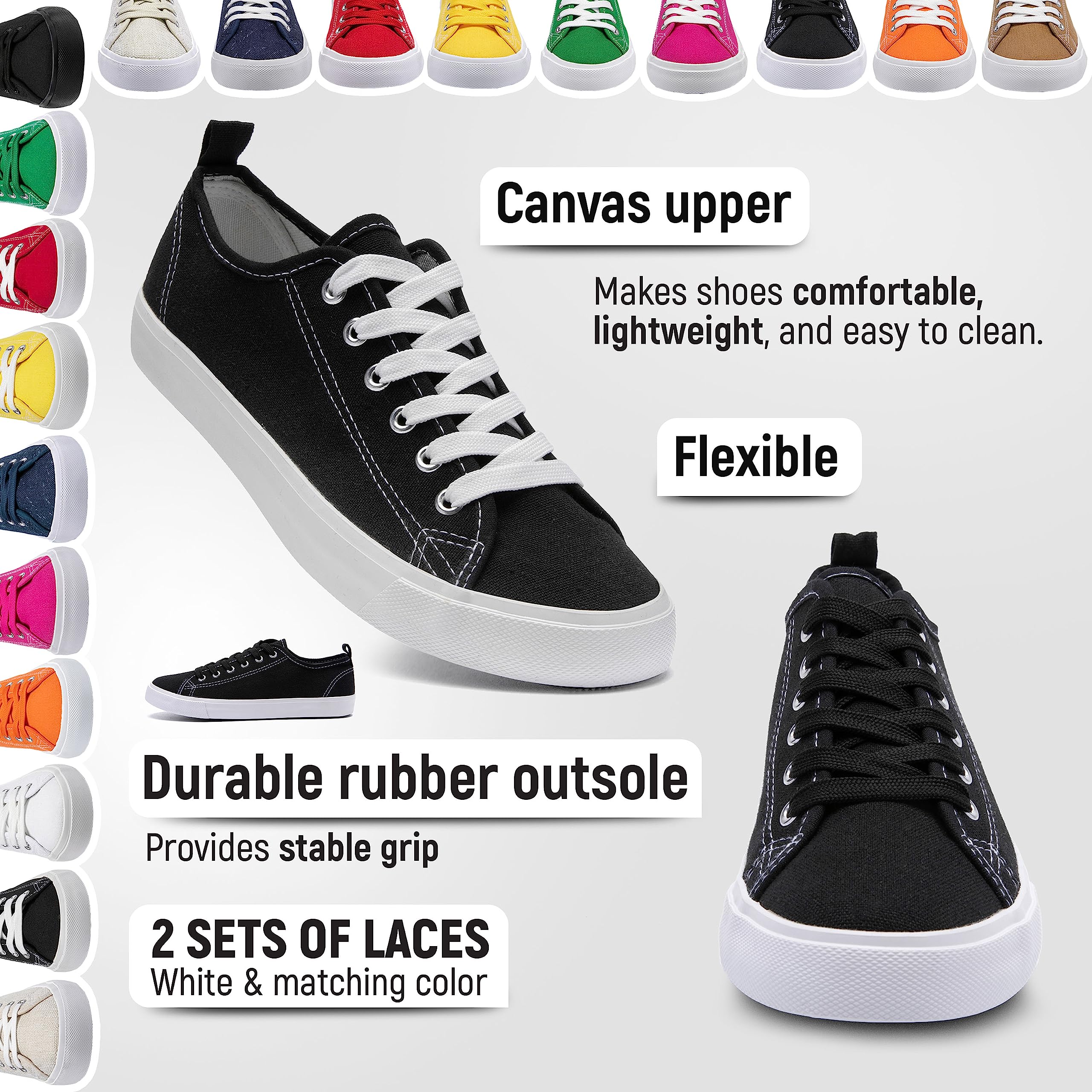 Women's Fashion Sneakers - Comfortable Tennis Shoes for Women | Casual Wear, Gym, Running & Daily Activities