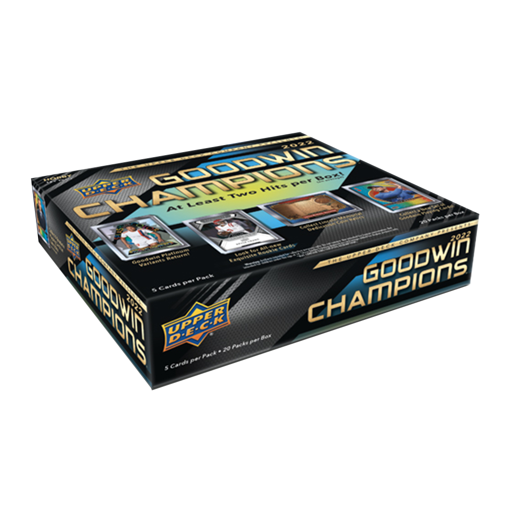 2022 Upper Deck Goodwin Champions Hobby Box - Trading Card Collection for Sports Fans & Collectors - Perfect for Baseball, Basketball, and Hockey Card Enthusiasts
