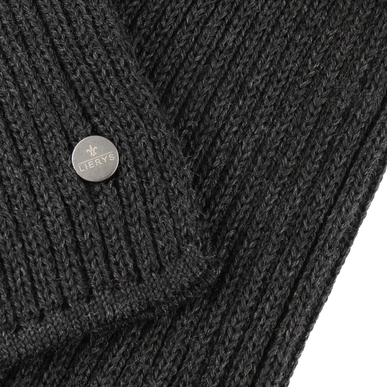 Lierys Premium Merino Wool Rib Scarf - Soft & Warm Winter Accessory for Men & Women - Perfect for Cold Weather, Outdoor Activities & Fashion Styling