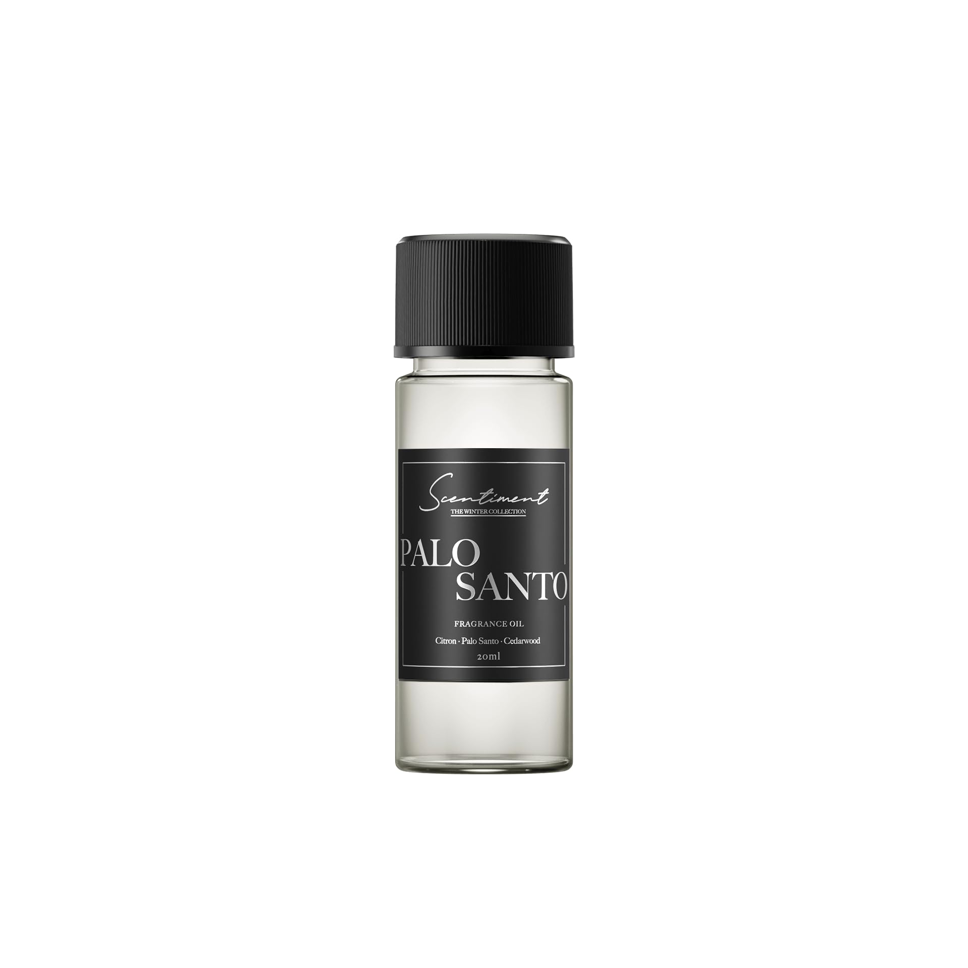 Palo Santo Winter Collection Essential Oil Diffuser - 20ml Aromatherapy Home Fragrance with Citron, Palo Santo & Cedarwood | Relaxing Scent for Yoga, Meditation & Stress Relief