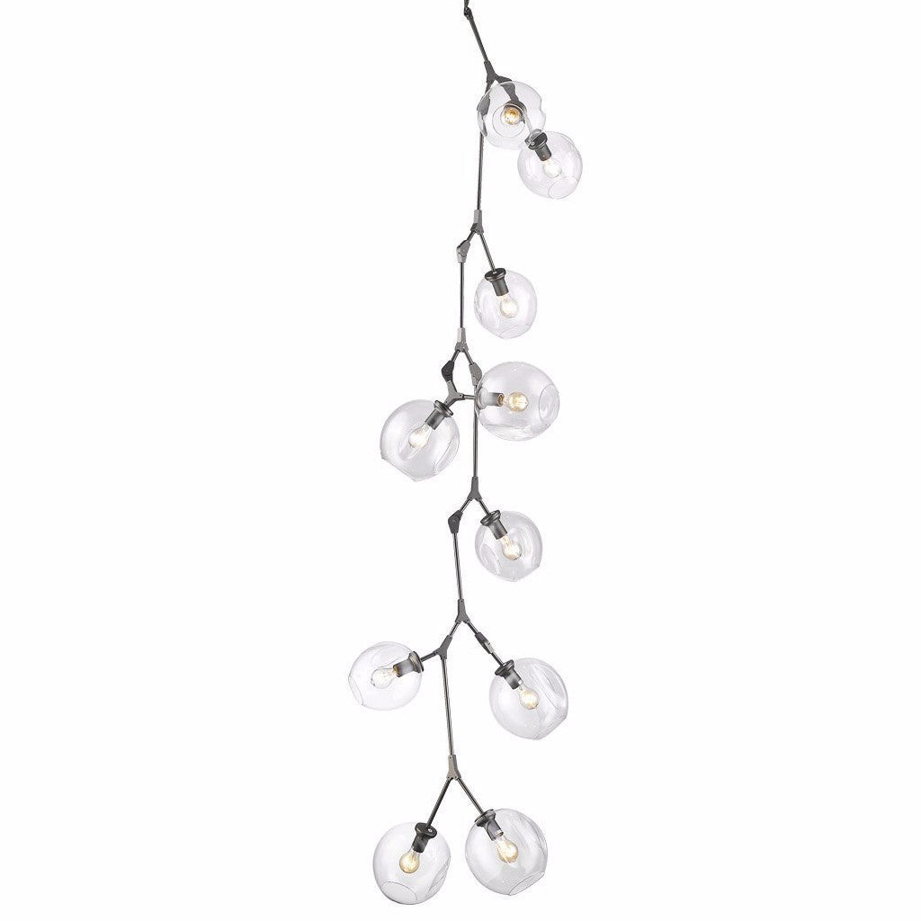 Elegant Eudora Cluster Pendant Light - Modern Crystal Chandelier for Dining Room, Bedroom & Living Room Ceiling Decor - Perfect for Home, Hotel and Wedding Venue Lighting
