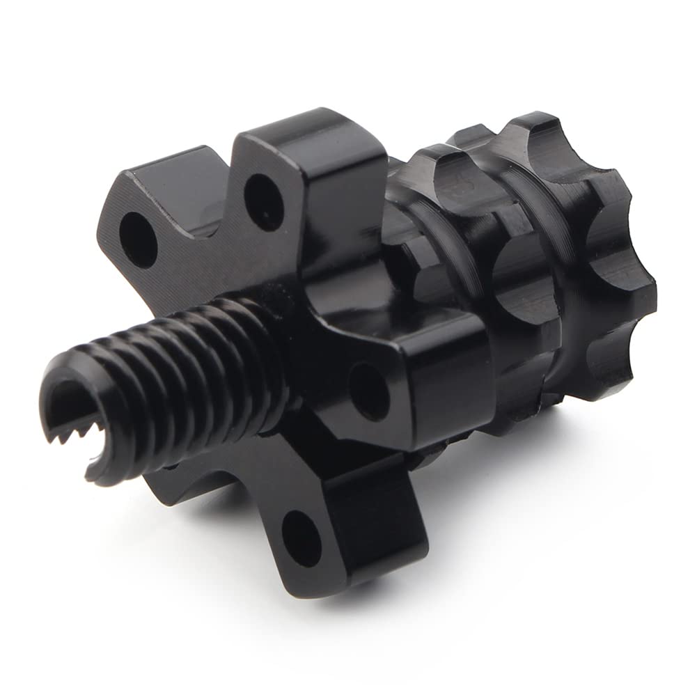 Universal M8 Brake Clutch Lever Cable Adjuster Screw - 8mm Thread - Compatible with Honda, Suzuki, Kawasaki, Yamaha Motorcycles, Dirt Bikes & Sport Bikes - Black - Perfect for Motorcycle Maintenance & Performance Upgrades
