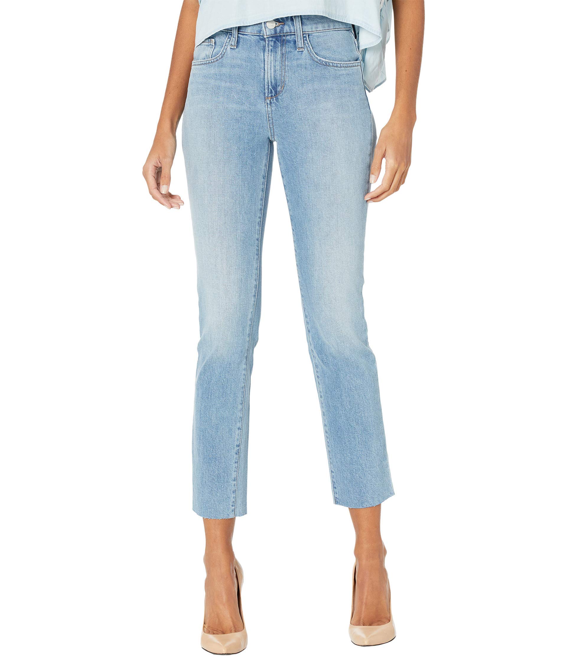 Joe's Jeans Women's The Lara Mid Rise Cigarette Jeans - Slim Fit Stretch Denim Pants for Work, Casual & Night Out