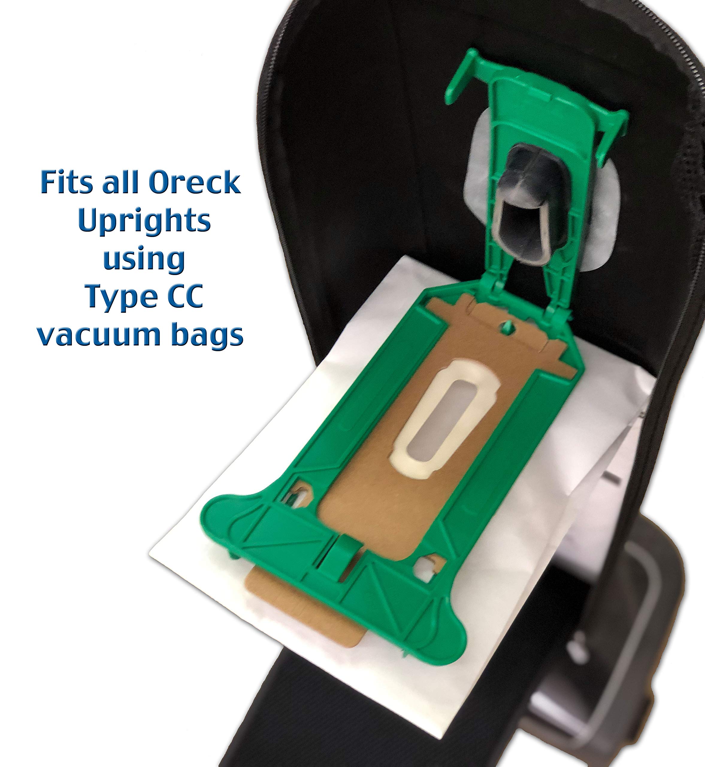 EnviroCare Premium HEPA Micro Filtration Vacuum Bags (24 Pack) - Compatible with Oreck XL7/XL21/2000/3000/4000/8000/9000 Series & Hoover ONEPWR Uprights - Allergen Reduction for Pet Hair, Dust Mites - Ideal for Homes with Pets & Allergy Sufferers