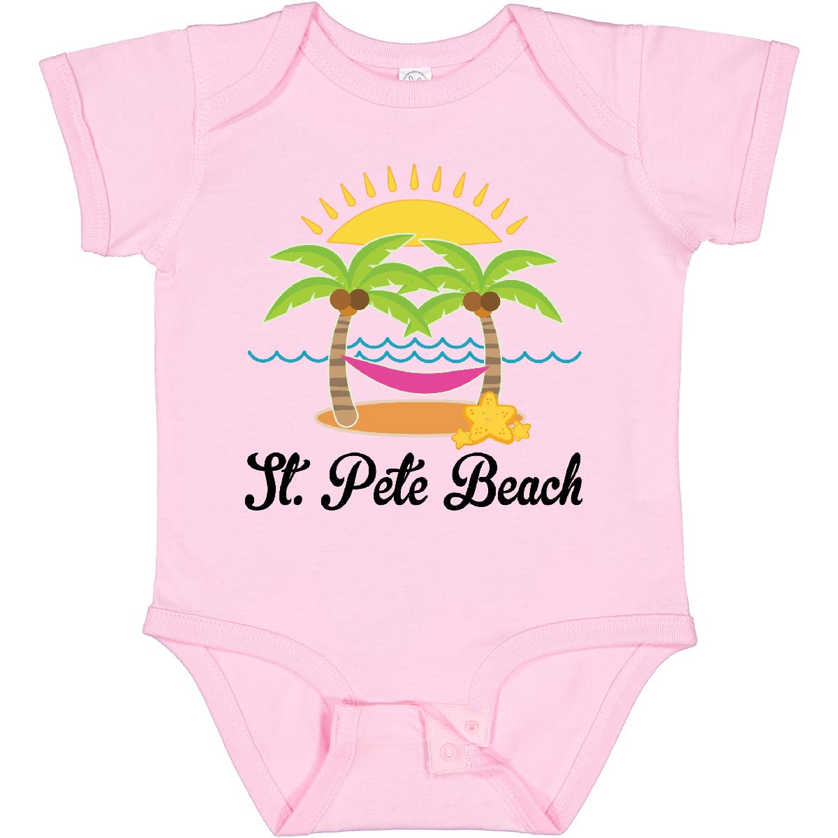 Inktastic St. Pete Beach Florida Vacation Baby Bodysuit - Cute Outfit for Beach Trips, Family Photos & Florida Getaways