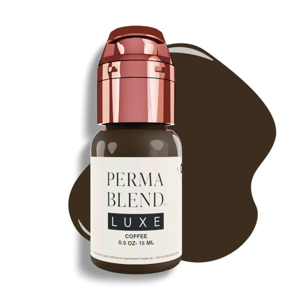 Perma Blend Luxe Coffee Pigment - Professional Tattoo Ink for Artists, Long-Lasting & Vibrant Color - Perfect for Tattooing, Permanent Makeup, and Cosmetic Procedures