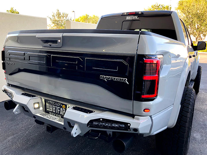Ford F150 2018-2020 LED Tail Lights - Smoked OLED Replacement for OEM (Perfect for Night Driving & Off-Road Adventures)