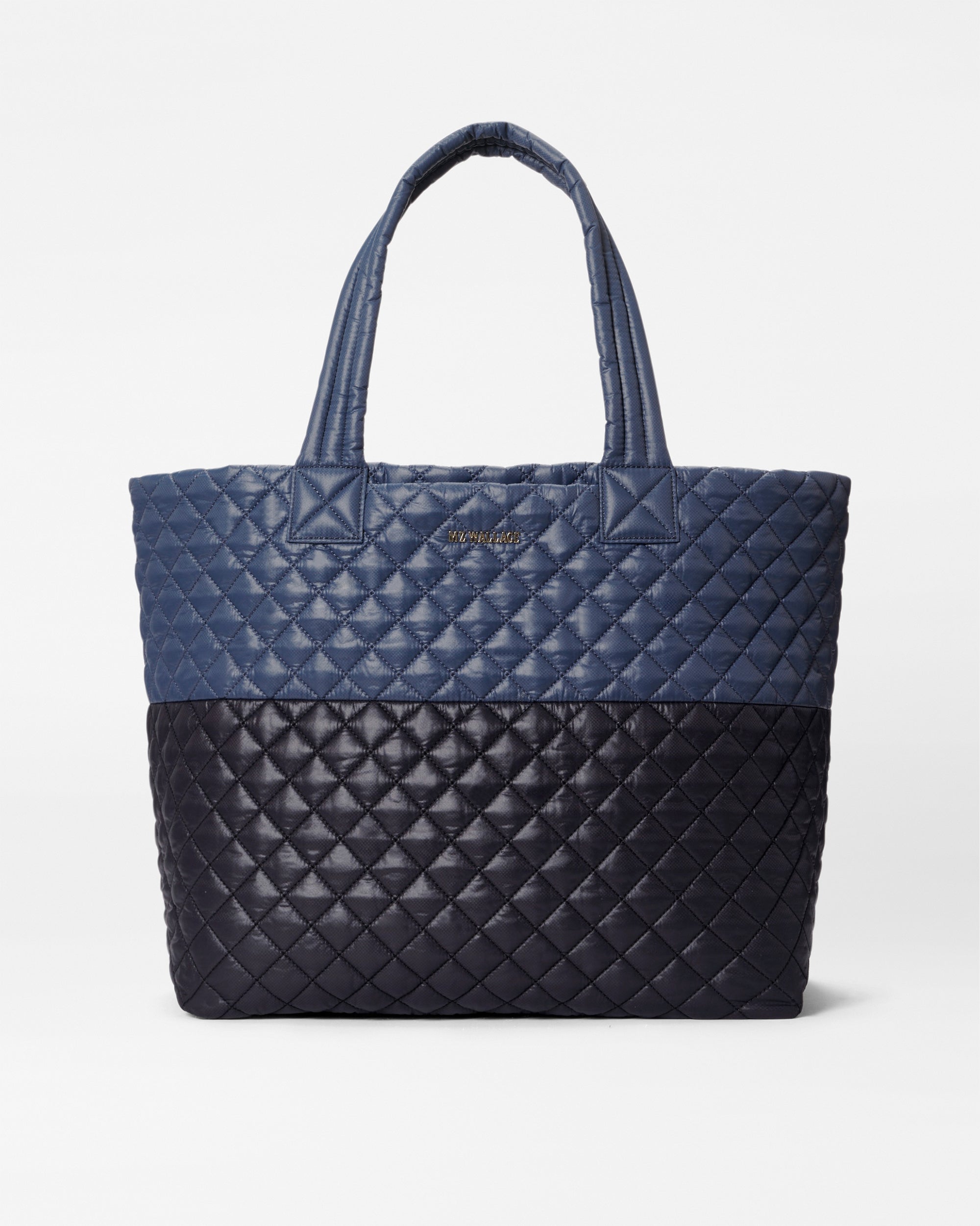 Premium Black & Navy Large Metro Tote Bag - Spacious Designer Handbag for Women, Work, Travel & Shopping | Water-Resistant Durable Work Tote with Multiple Pockets