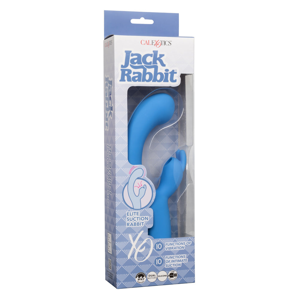 Jack Rabbit Elite Clitoral Suction G Spot Rabbit Vibrator - Powerful Dual Stimulation for Women - Perfect for Solo Play & Couples Intimacy - Waterproof & Rechargeable Adult Toy