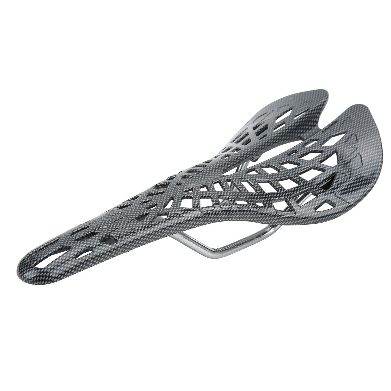 VGEBY Carbon Fiber Bike Saddle - Ultra Lightweight Hollow Design, Non-Slip Curved Seat Cushion for Road & Mountain Bikes | Perfect for Long Distance Cycling & Commuting