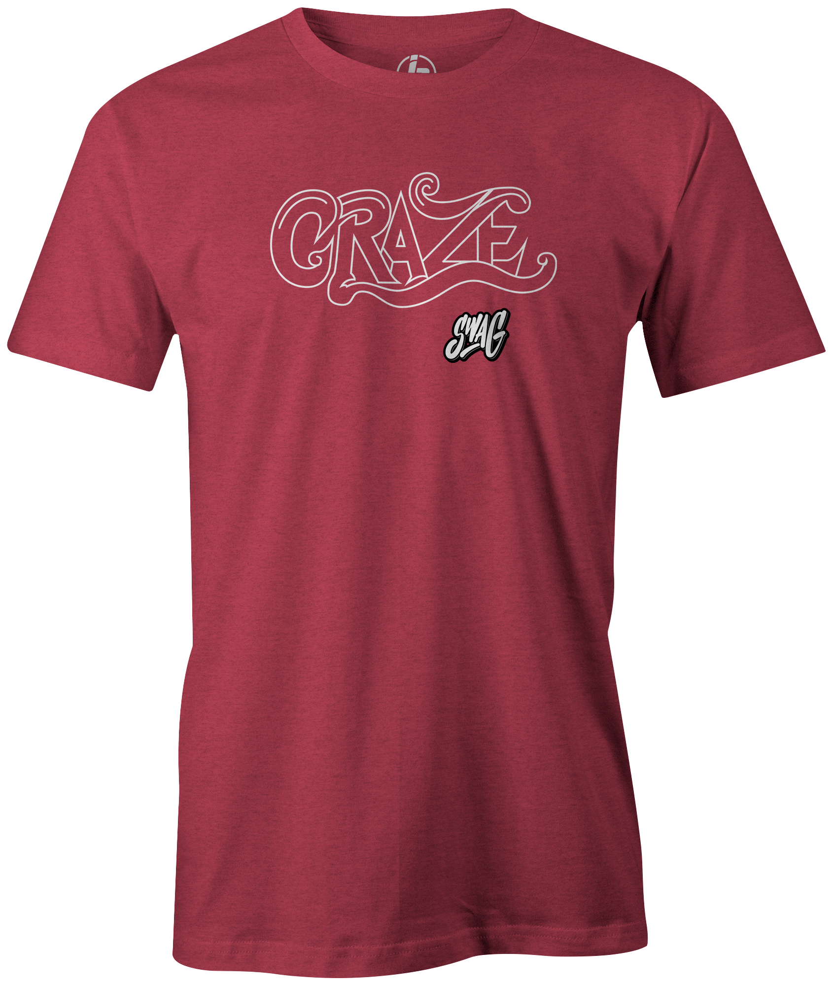 Swag Craze Bowling Ball Logo Tee Shirt - Cool Bowler Graphic T-Shirt for Men & Women - Perfect for Bowling Parties, League Games & Casual Wear