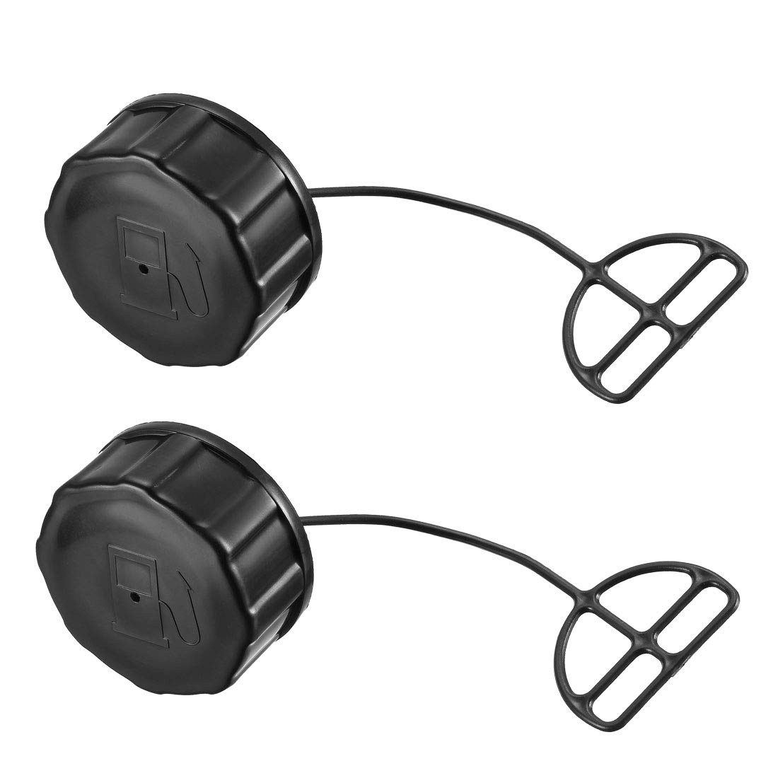 uxcell 17620-ZM3-063 Fuel Cap Assembly Replacement for Gas Powered Chainsaw - Compatible with Multiple Models - Durable 2-Piece Set for Outdoor Power Equipment Maintenance & Repair