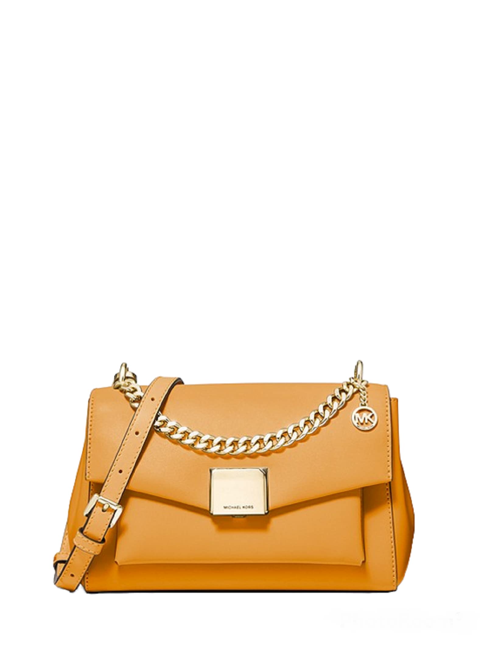 Michael Kors Lita Medium Leather Crossbody Bag for Women - Stylish Shoulder Purse with Adjustable Strap, Perfect for Work, Travel & Everyday Use