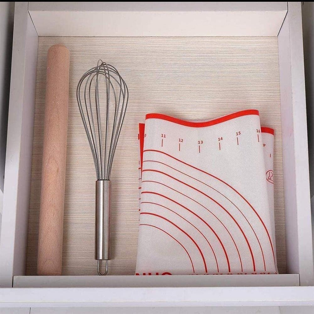 Non-Stick Silicone Baking Mat with Daisy Design - Perfect for Rolling Dough, Pastry Making, and Cookie Decorating