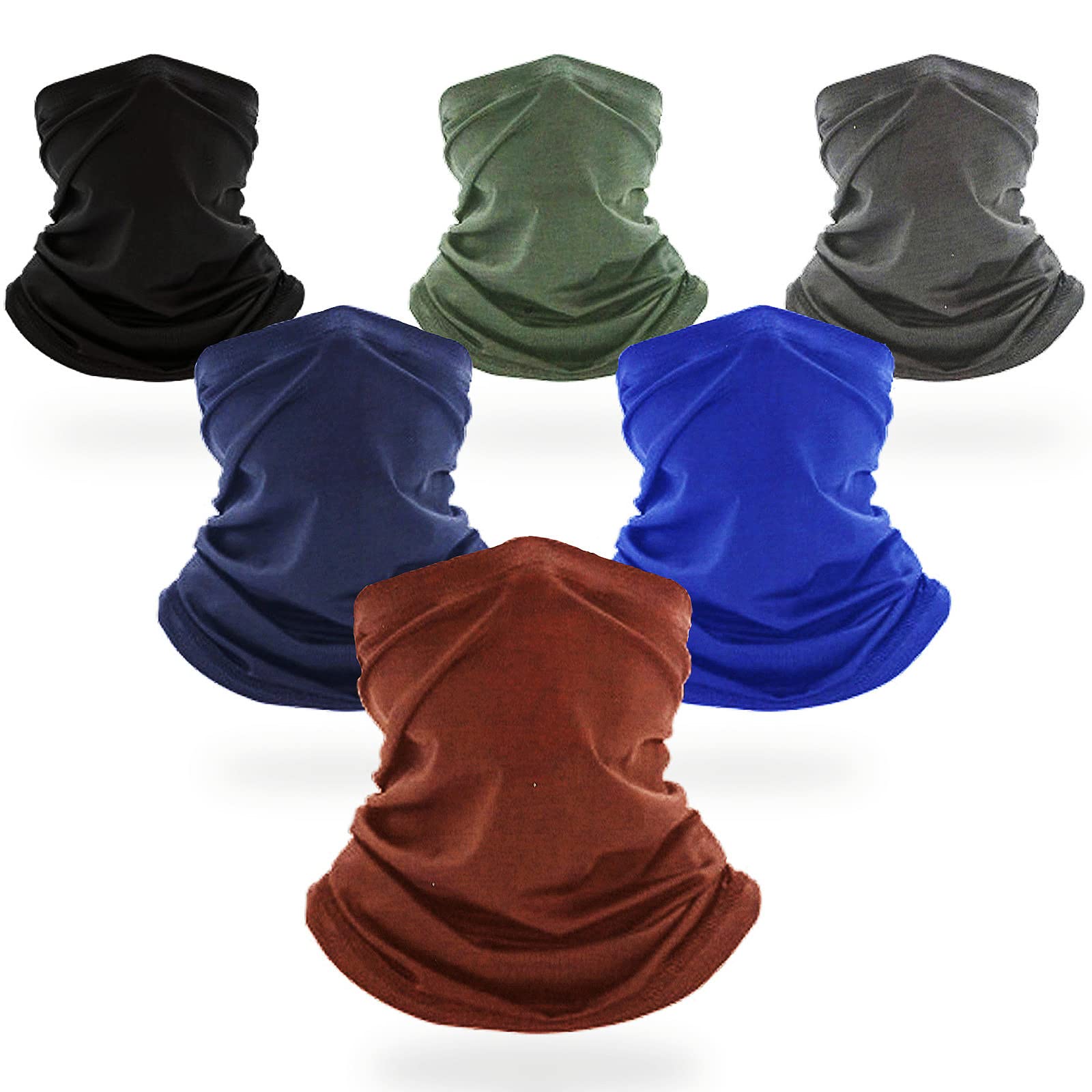 Breathable Neck Gaiter Mask - UPF 50+ Sun Protection Face Scarf & Bandana Tube Cover for Men & Women - Perfect for Hiking, Cycling, Running & Outdoor Activities
