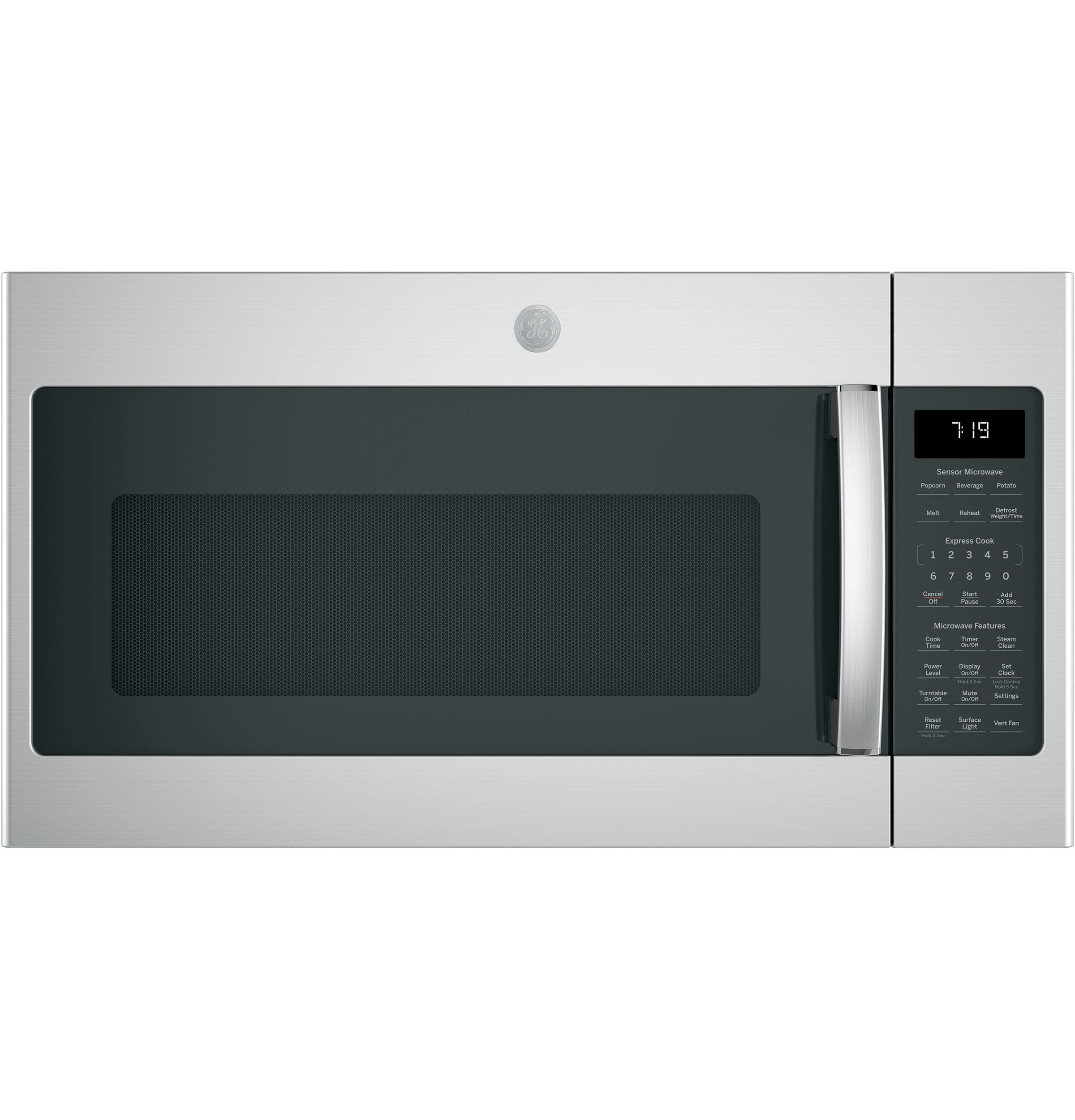 GE JVM7195SKSS 30-Inch Stainless Steel Built-In Microwave Oven - Perfect for Modern Kitchens & Small Spaces