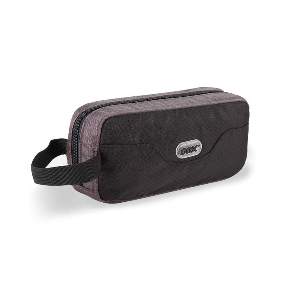 GOX Travel Toiletry Bag for Men - Waterproof Dopp Kit with Multiple Compartments, Hanging Hook & Travel Organizer Pouch (Black) - Perfect for Business Trips, Gym & Camping Essentials