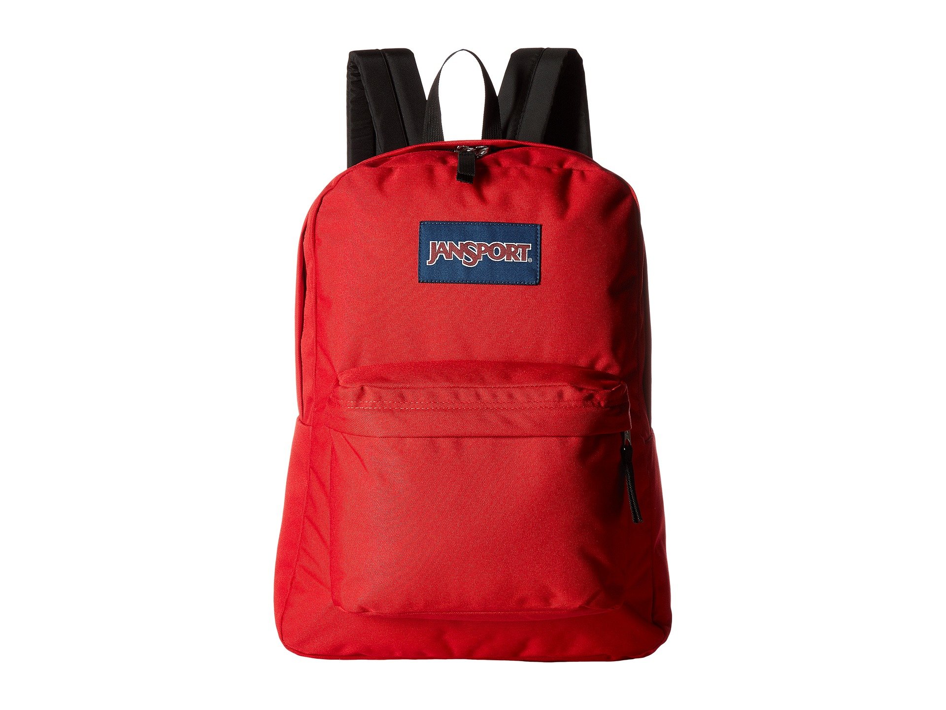 JanSport Superbreak Backpack - Lightweight Laptop Backpack for School & Travel, Durable Red Tape Design - Perfect for College Students, Commuters & Everyday Use