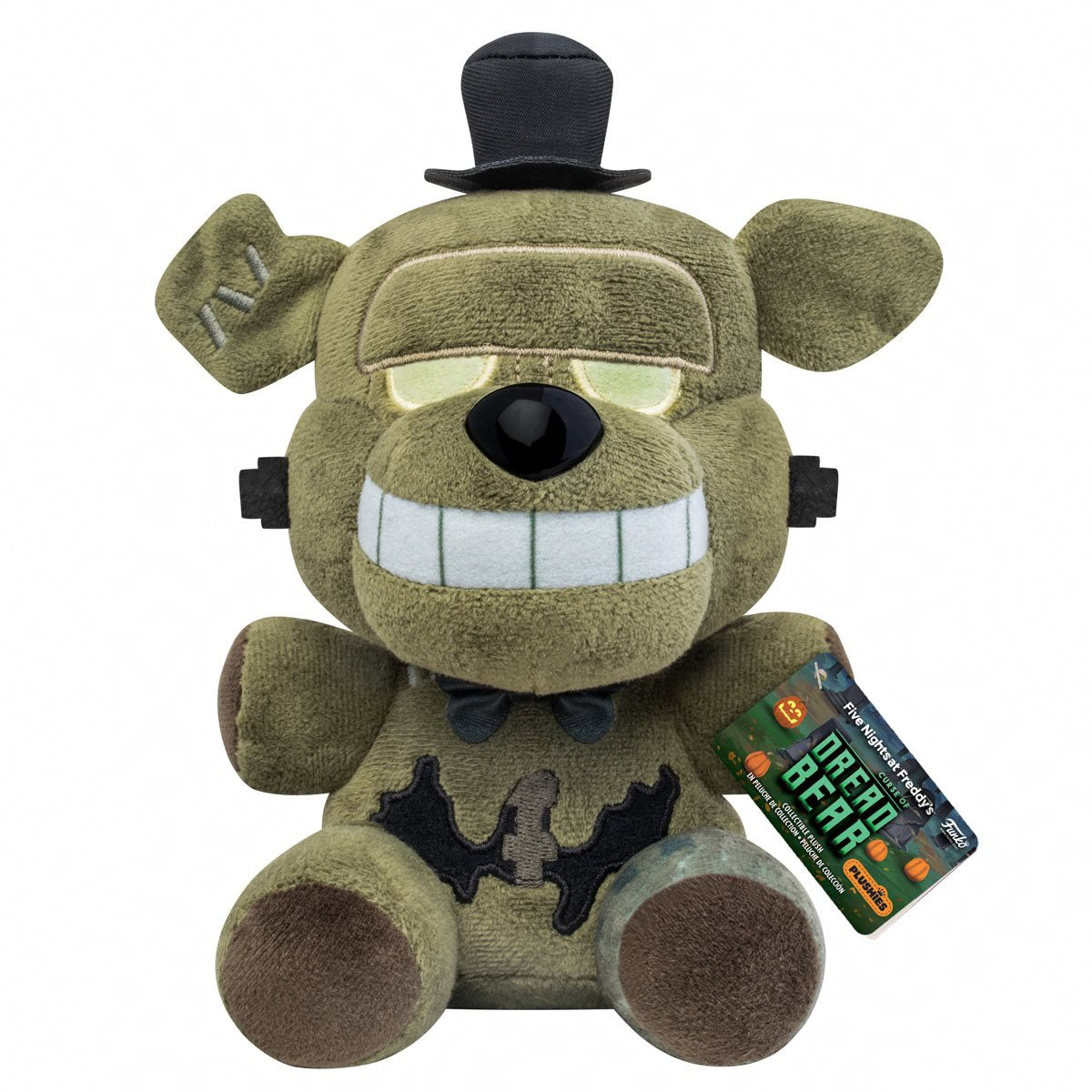 Five Nights at Freddy's Dreadbear Plush Toy - Official FNAF Collectible Stuffed Animal for Horror Game Fans | Perfect for Halloween Decor, Gaming Room Display & FNAF Merchandise Collection