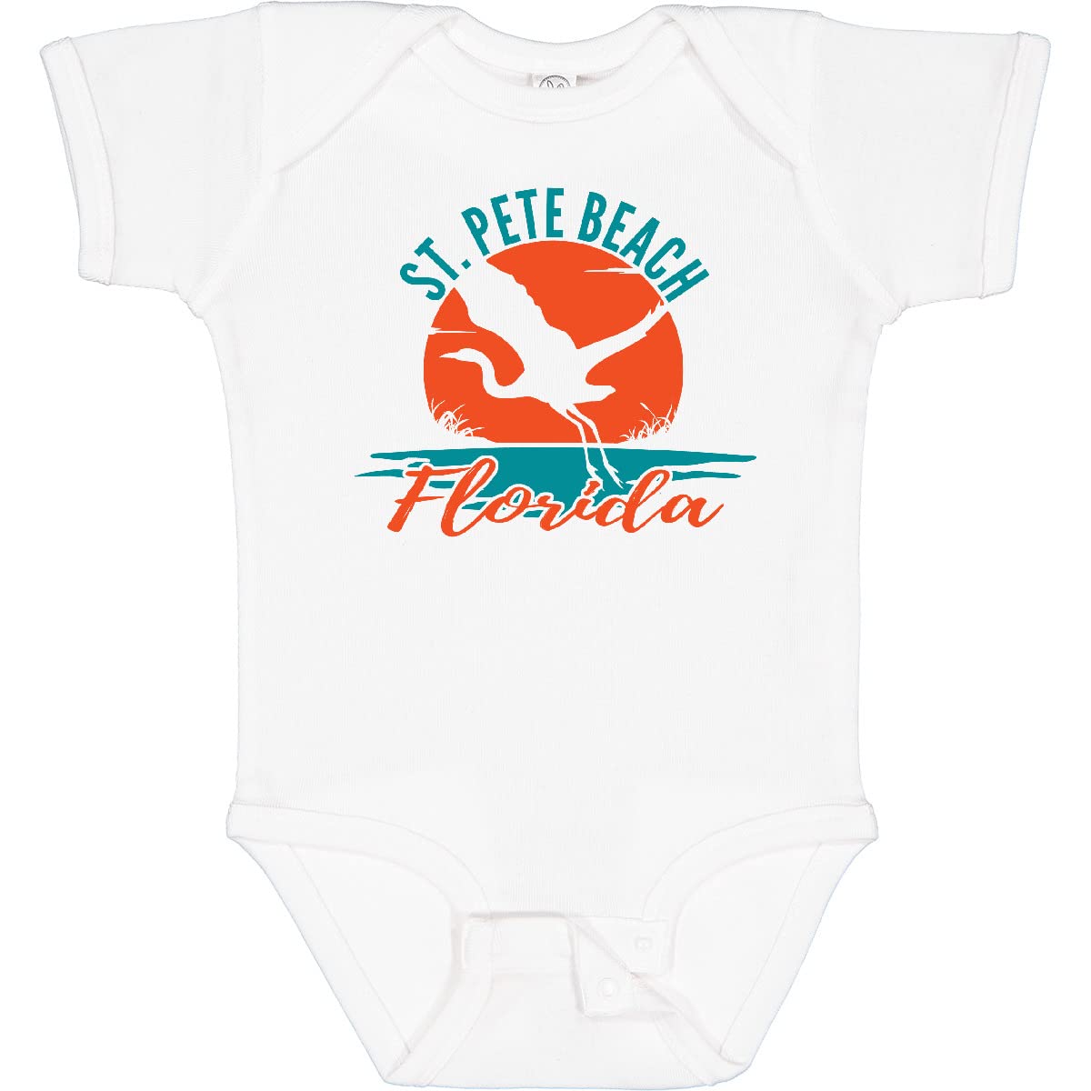 Inktastic St. Pete Beach Florida Vacation Baby Bodysuit - Cute Florida Travel Outfit for Infants & Toddlers - Perfect for Beach Trips, Family Vacations & Photo Shoots