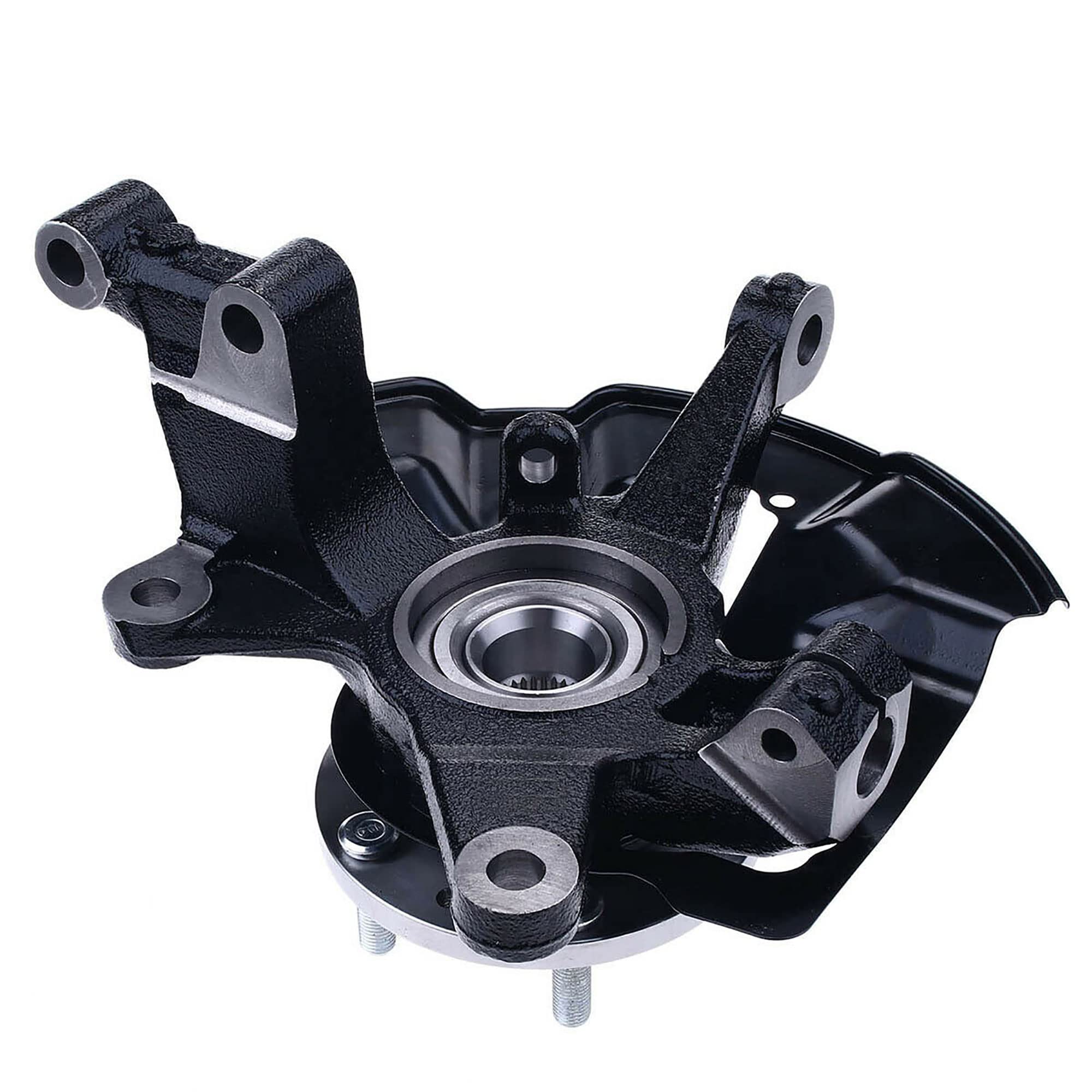 Front Right Passenger Side Wheel Bearing and Hub Assembly Steering Knuckles for 2007-2015 Mazda CX7 CX9 - Replacement for 698-414 3117802613 - Perfect for Smooth Ride and Vehicle Maintenance