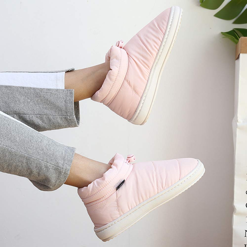 Women's Memory Foam Bootie Slippers - Warm & Cozy Indoor/Outdoor House Shoes for Winter Comfort - Perfect for Lounging, Home Office & Quick Errands