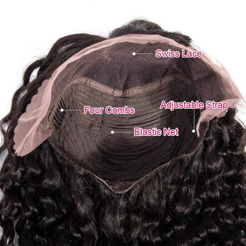 JYZ 13X4 Lace Front Wig Brazilian Virgin Human Hair for Black Women - 150% Density, 2-Tone #4/27 Ombre Color, Pre-Plucked with Baby Hair (16 Inch) | Natural Look for Daily Wear, Parties & Special Occasions
