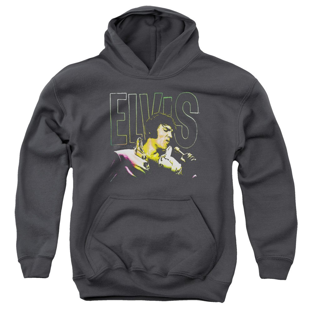 Elvis Presley Vintage Multicolor Pullover Hoodie for Men & Women - Casual Streetwear, Retro Music Fan Gift, Perfect for Concerts & Everyday Wear