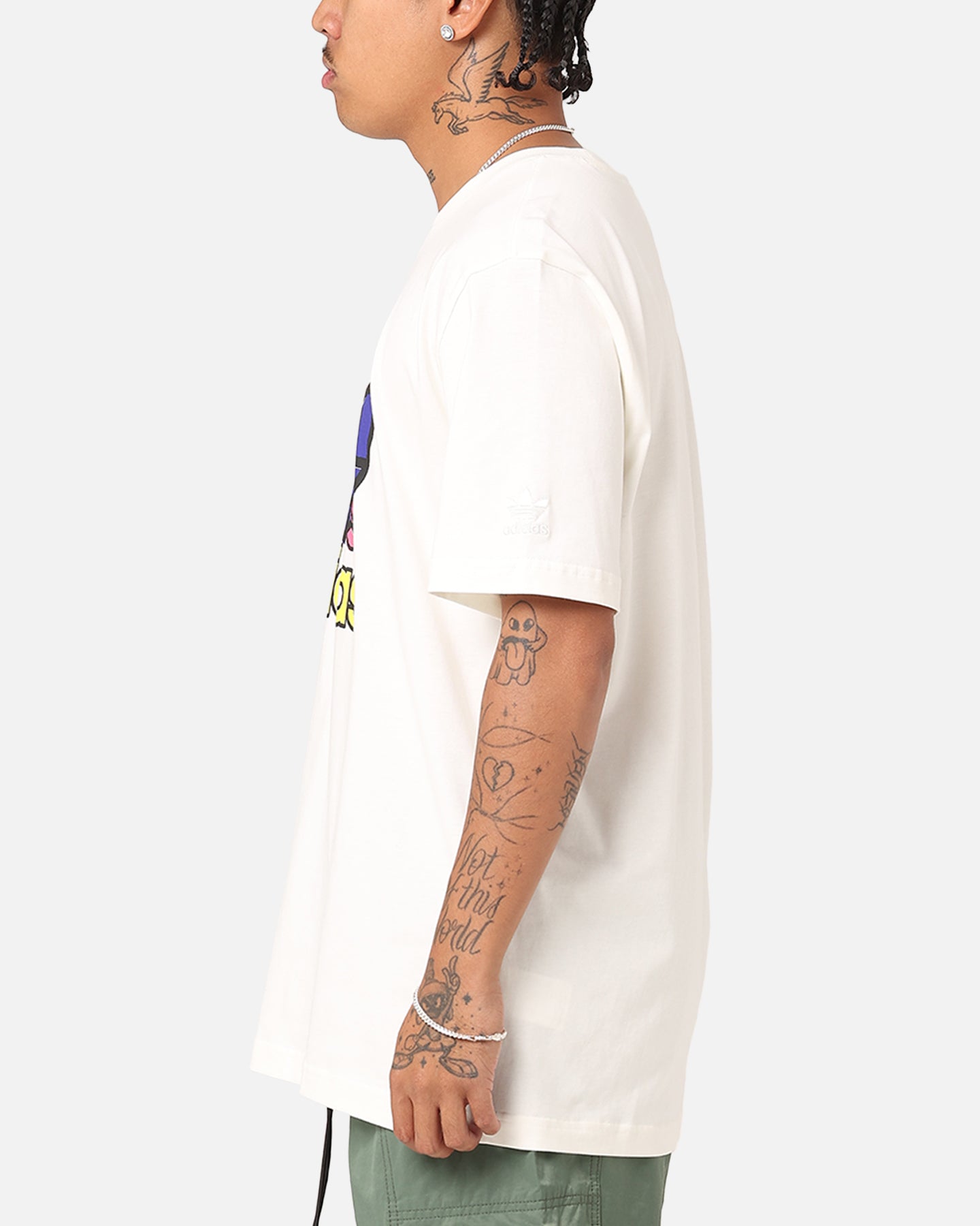 Adidas Men's Training T-Shirt - Moisture Wicking Workout Tee for Gym & Running - Off White - Lightweight & Breathable for Sports & Casual Wear