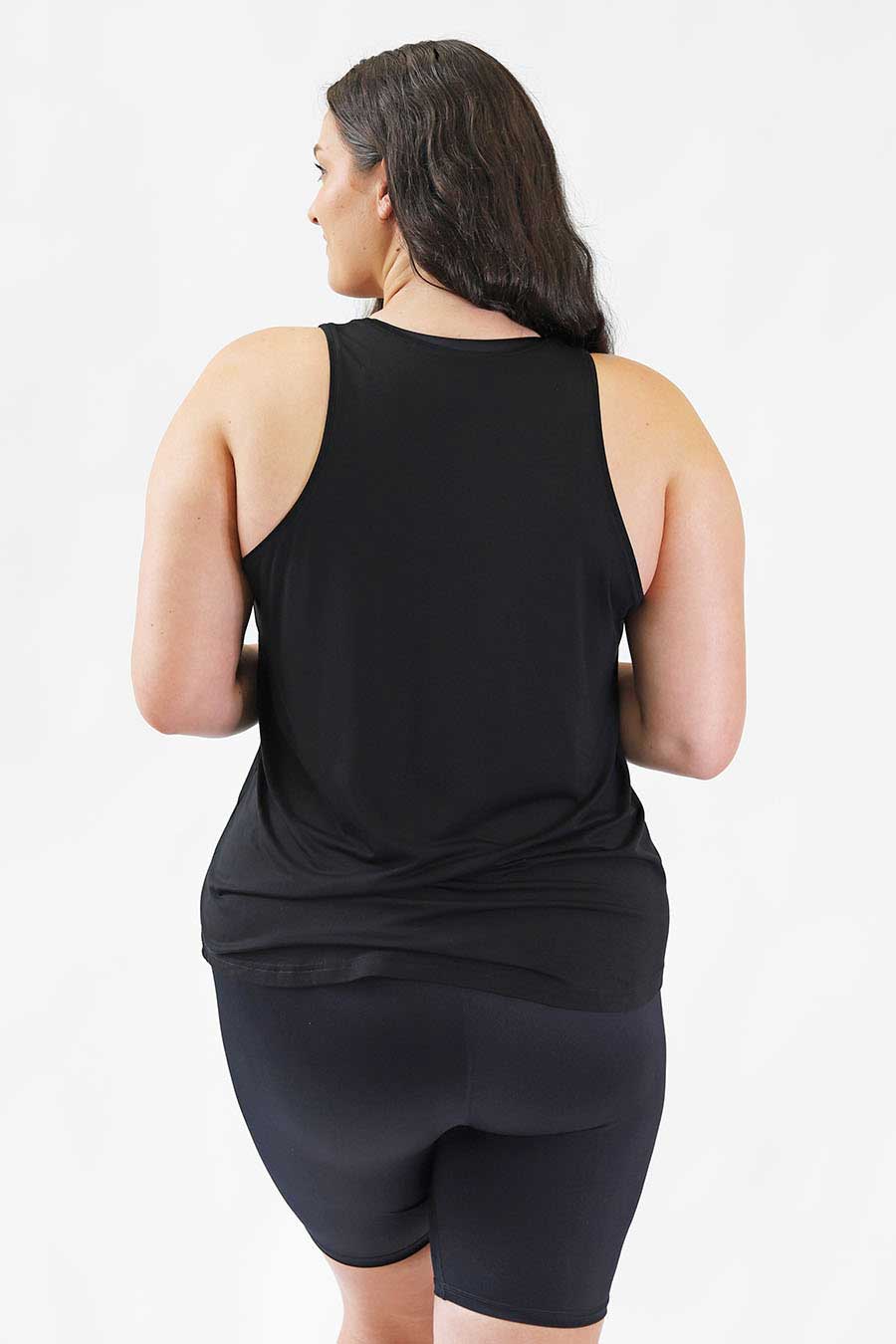 Classic Black Bamboo Singlet for Men & Women - Soft & Breathable Summer Tank Top - Gym, Yoga, Lounge & Casual Wear