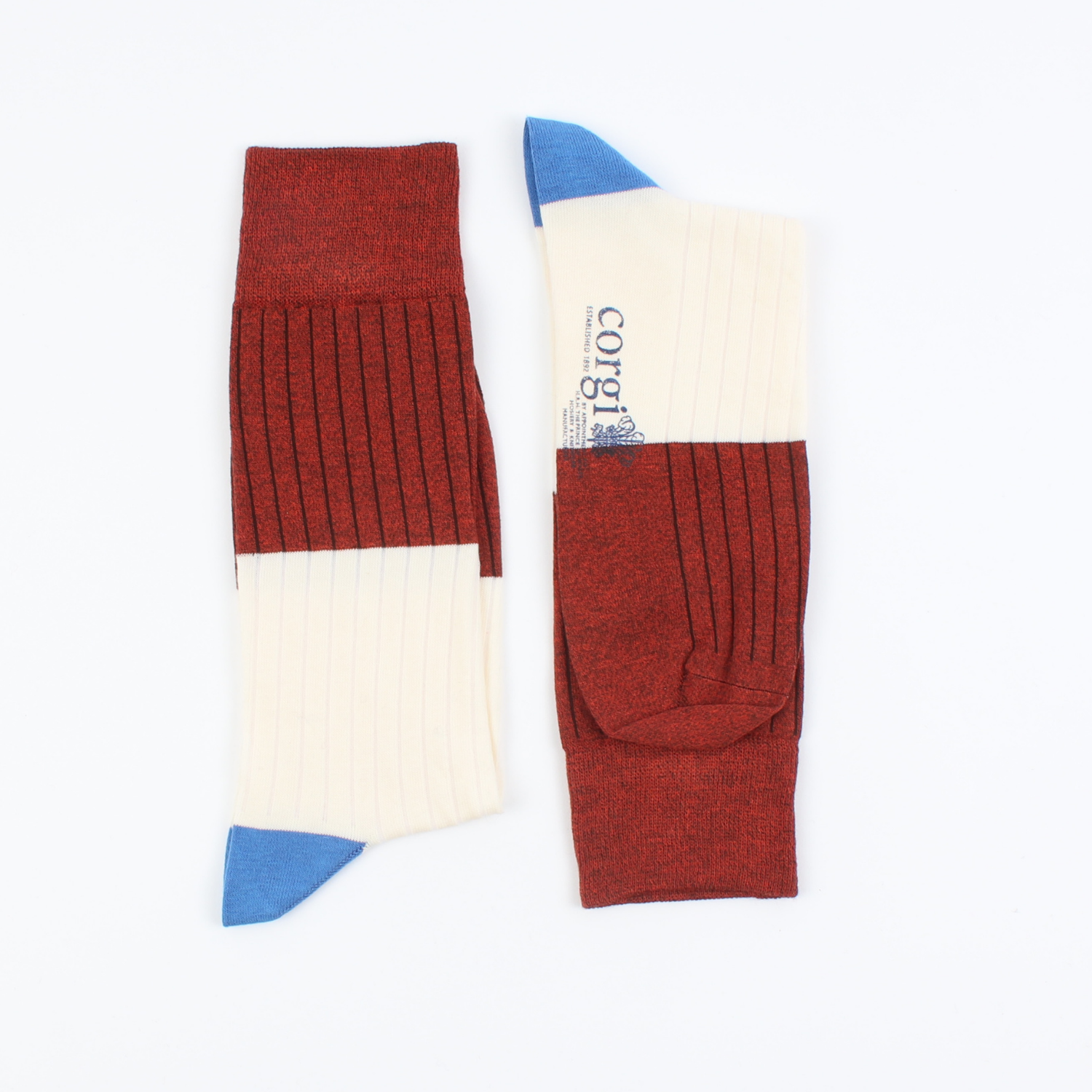 Men's Marl Block Cotton Socks - Breathable & Comfortable Casual Socks for Everyday Wear, Work, Gym & Outdoor Activities