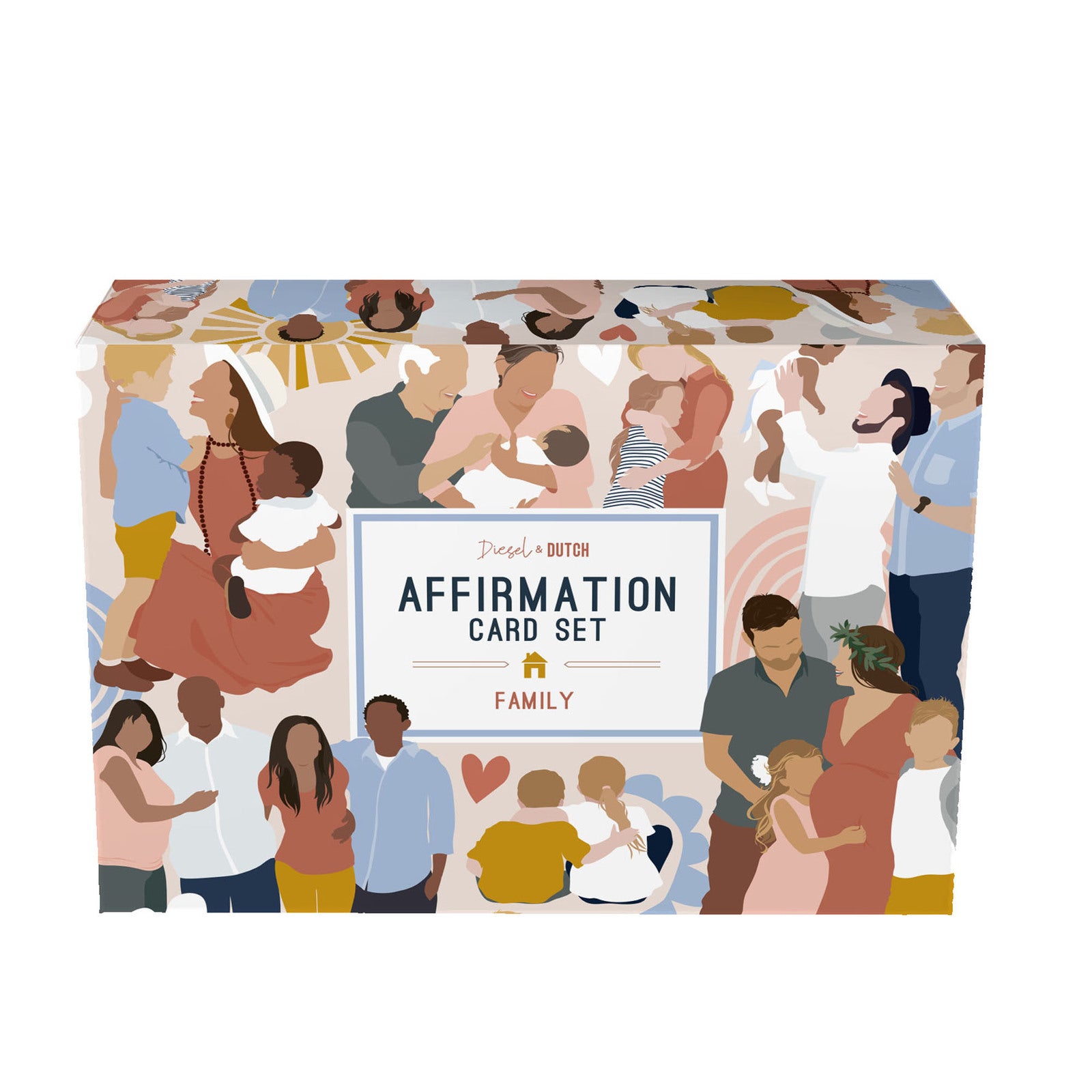 Positive Affirmation Cards for Family - Inspirational Motivational Quotes & Encouragement for Parents & Kids - Perfect for Daily Affirmations, Family Bonding & Self-Care Moments