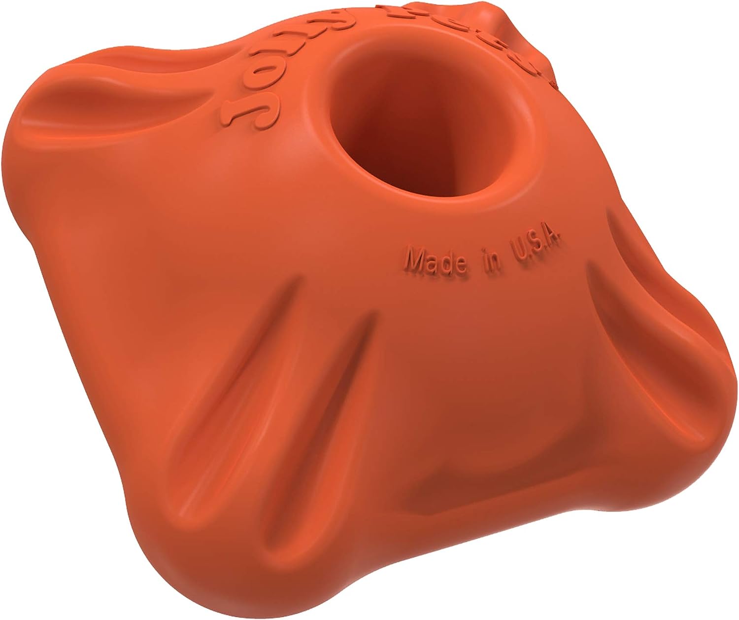 Jolly Pets Flex N Chew Squarble - Durable Bouncing & Floating Dog Toy for Aggressive Chewers - Perfect for Fetch, Water Play & Interactive Training