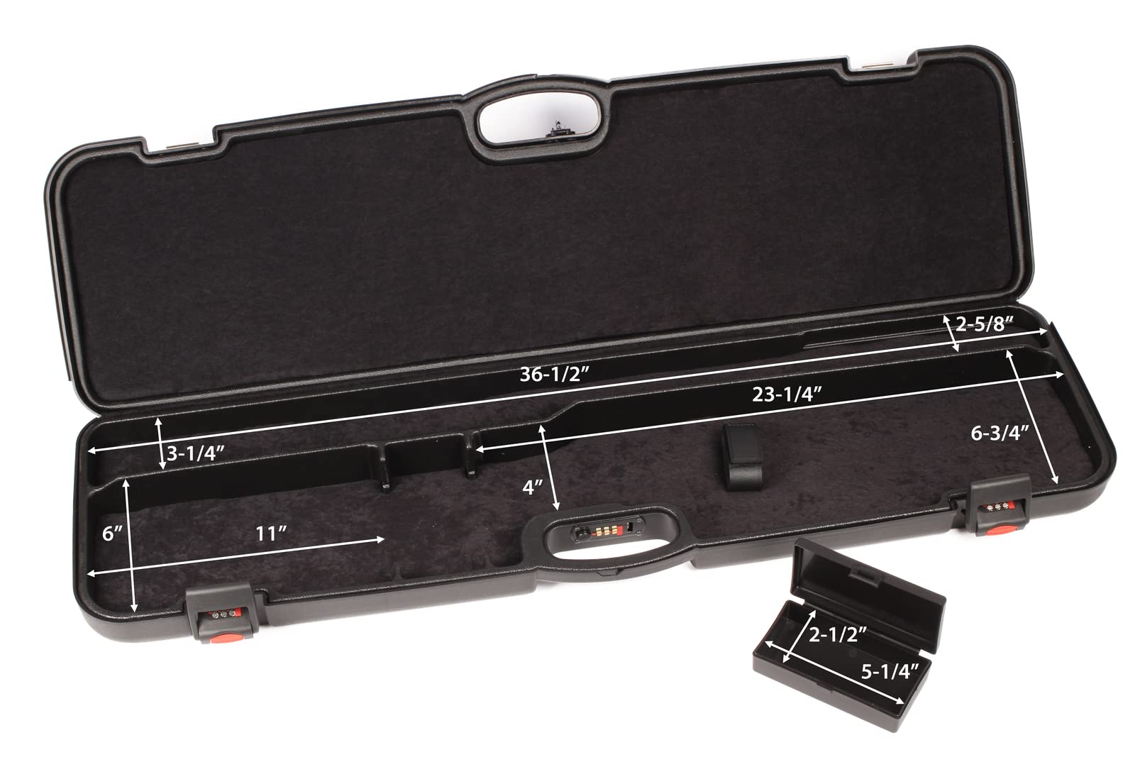 Negrini 1603I UNICASE Universal Shotgun Hard Case – Durable Ultra-Light TSA Approved Travel Case for Over/Under, Side-by-Side, Pump & Autoloader Shotguns – Perfect for Air Travel, Hunting Trips & Firearm Storage