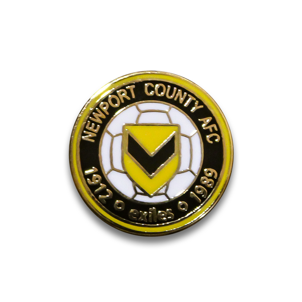 Newport County AFC Pin Badge - Official Football Club Enamel Lapel Pin - Perfect for Fans, Collectors & Match Day Outfits