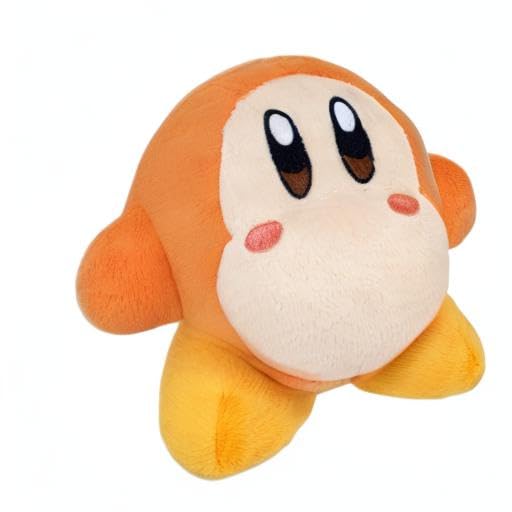 Kirby Waddle Dee Soft Plush Stuffed Toy - Super Cute Collectible Character Doll (Small Size) - Perfect for Nintendo Fans, Kids Room Decor, and Gift Giving