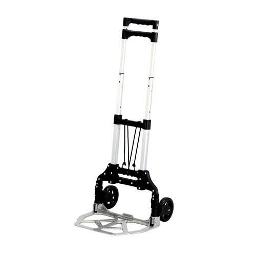 Stow and Go Foldable Shopping Cart with Wheels - Lightweight Grocery Hauler for Supermarket, Mall & Outdoor Use